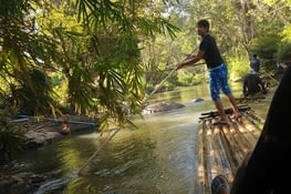 Rafting bambou