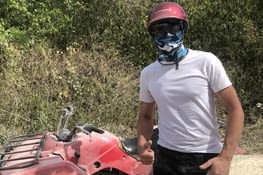 Trajet sportif en quad