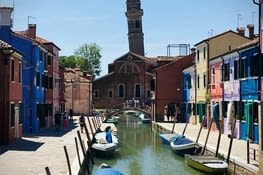 Burano et son campanile façon Tour de Pise