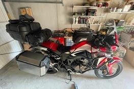 La moto de Clément est prête