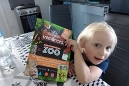 J'ai pris mon cahier de vacances