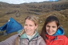 Santa Cruz trek, day 3: depart du camp 2, dernier jour de marche