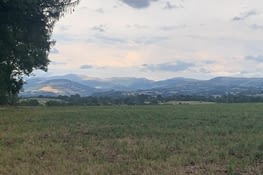 La vue de notre chambre ce soir