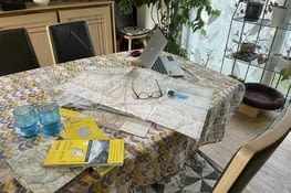 Dernières retouches du parcours .