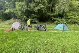 Une bonne nuit au bord de la forêt .Un risotto aux champignons…un délice merci qui ?