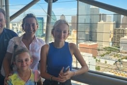 Et nous avons pu monter dans la "Reunion Tower" avec une vue à 360 degrés sur Dallas