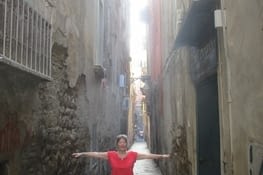 Rue étoirte de Naples