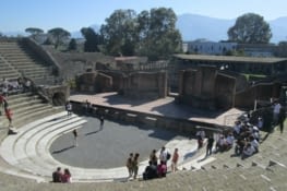 Le grand théâtre de Pompéi