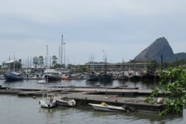 Port de Flamengo, au loin le Pain de sucre