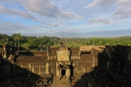 Photo depuis la tour principale d'Angkor Wat