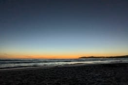 Couché de soleil à Carmel sur une plage de sable blanc !