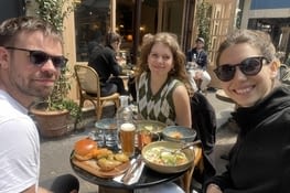 Pause repas mexicaine avec Bertille qui nous fait découvrir son quotidien à Paris