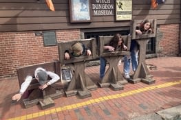 A funny picture with our friends in Salem