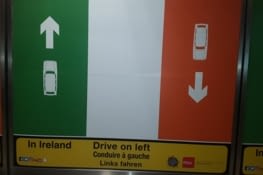 Bon on a compris de quel côté on doit conduire... 