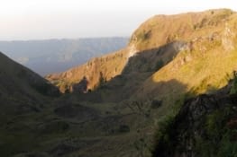 Le creux du cratère