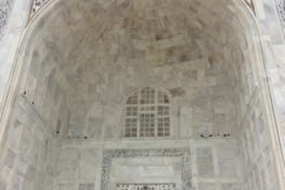 Taj Mahal - calligraphie en pierres précieuses/semi-précieuses