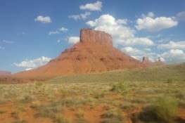 Sur la route panoramique menant à Moab