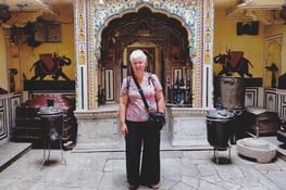 Dans la cour du JaÏpur Haveli