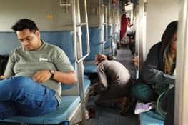 L'intérieur d'un wagon sleeper