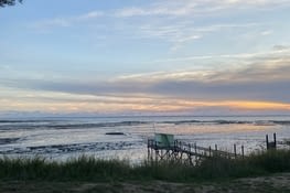 Couché de soleil à port des barques