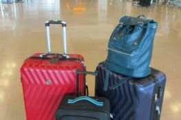 Mes 54 kg de bagages