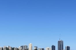 Vue sur la Cité Sud de Perth depuis Langly Park