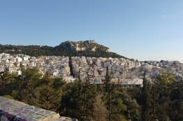 Une des vues depuis le mont Strefi