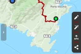 Notre tracé de retour...