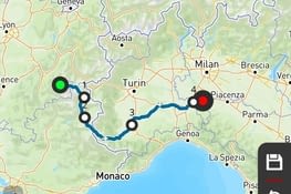 La route finalement suivie...