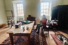 La chambre d’un officier aux XIXeme siècle.