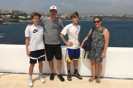 Vue de Praia depuis son phare