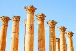 Les magnifiques colonnes du temple d'Artémis