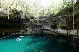 Notre première cénote !