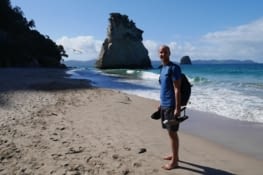 Seuls au monde (avec la mouette) dans ce petit coin de paradis