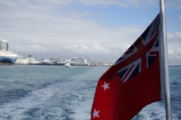 Dans le ferry, en chemin vers Waiheke