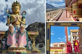 Maiterya Buddha Statue à Diskit