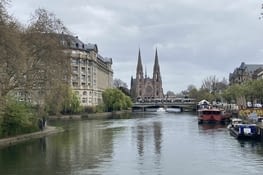 Vue sur l.Ill et l’église réformée Saint-Paul