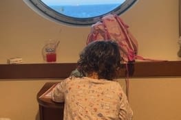 Bien installés dans nos cabines