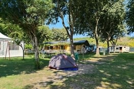 Au camping du Lido Roberta m'attendait