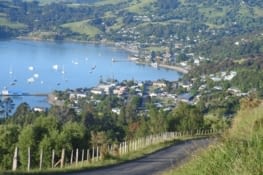 vue sur Akaroa