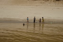 La baignade n'est pas surveillée...