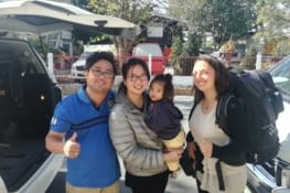 La gentille famille qui nous a amené à Bang Pa In
