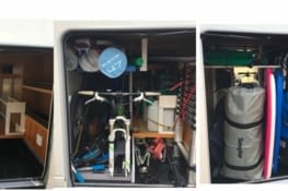 Notre soute vide et remplie