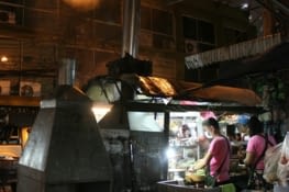 Les stands aménagés