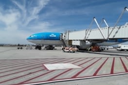 Notre avion à l arrivée aux usa LAX