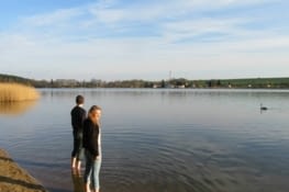 L'un des lacs de Plzen (Bolevecký rybník)