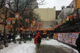 Célébration du nouvel an chinois, place Sun Yat-Sen