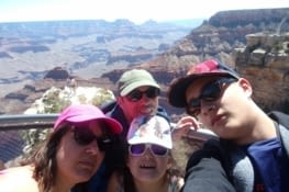 selfi au grand canyon