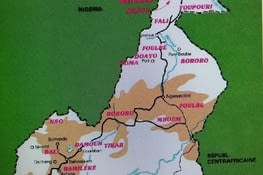 Carte de la répartition des ethnies au Cameroun