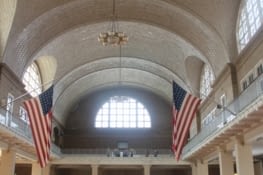 Entrée du musée d'Ellis Island